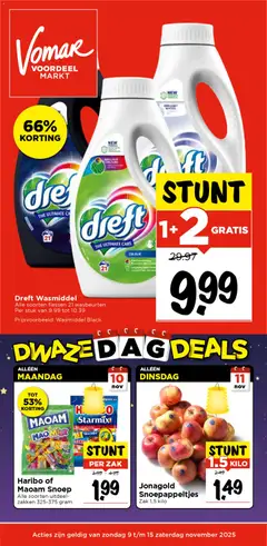 Voorbeeld van Folder van winkel Vomar geldig vanaf 09-11-2025