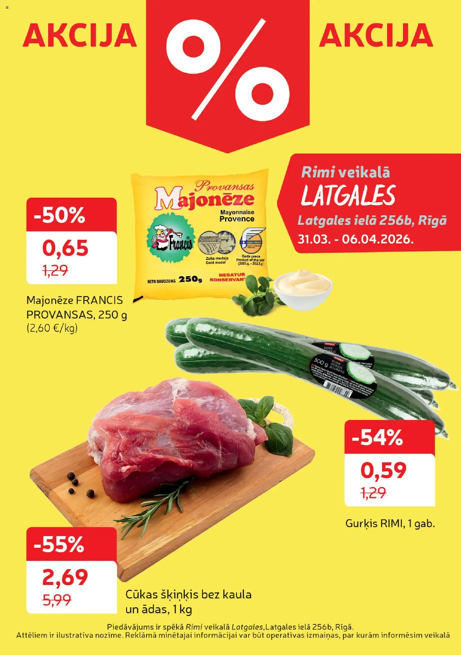 Skatīt Rimi akciju bukletu, derīgs no 31.03.2026.