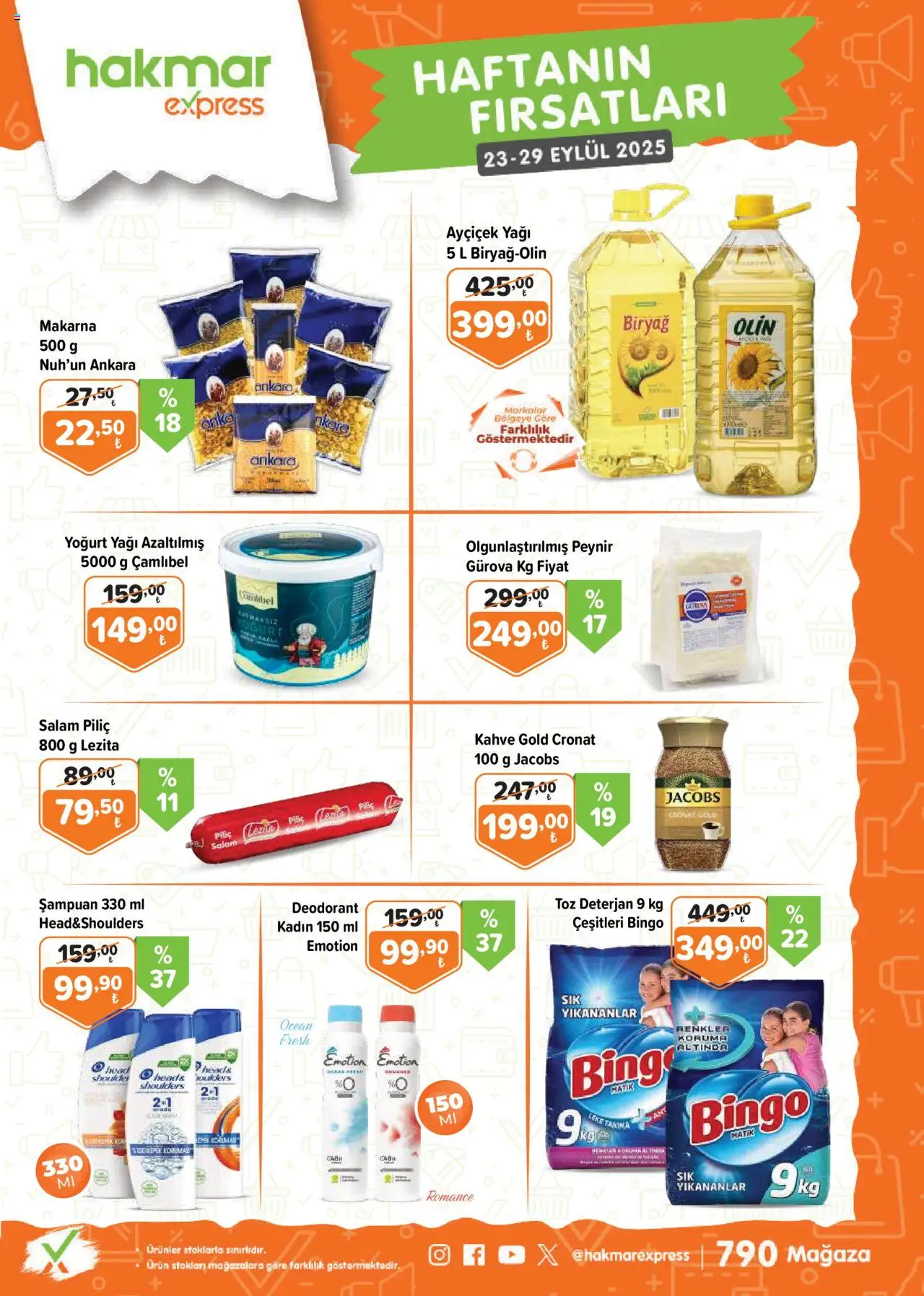 Hakmar Express Katalog (23 - 29 Eylül 2025) - Sayfa numarası 1