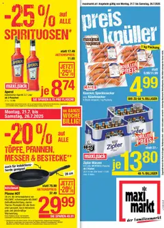 Vorschau der Angebote: Maximarkt Flugblatt gültig ab 21.07.2025