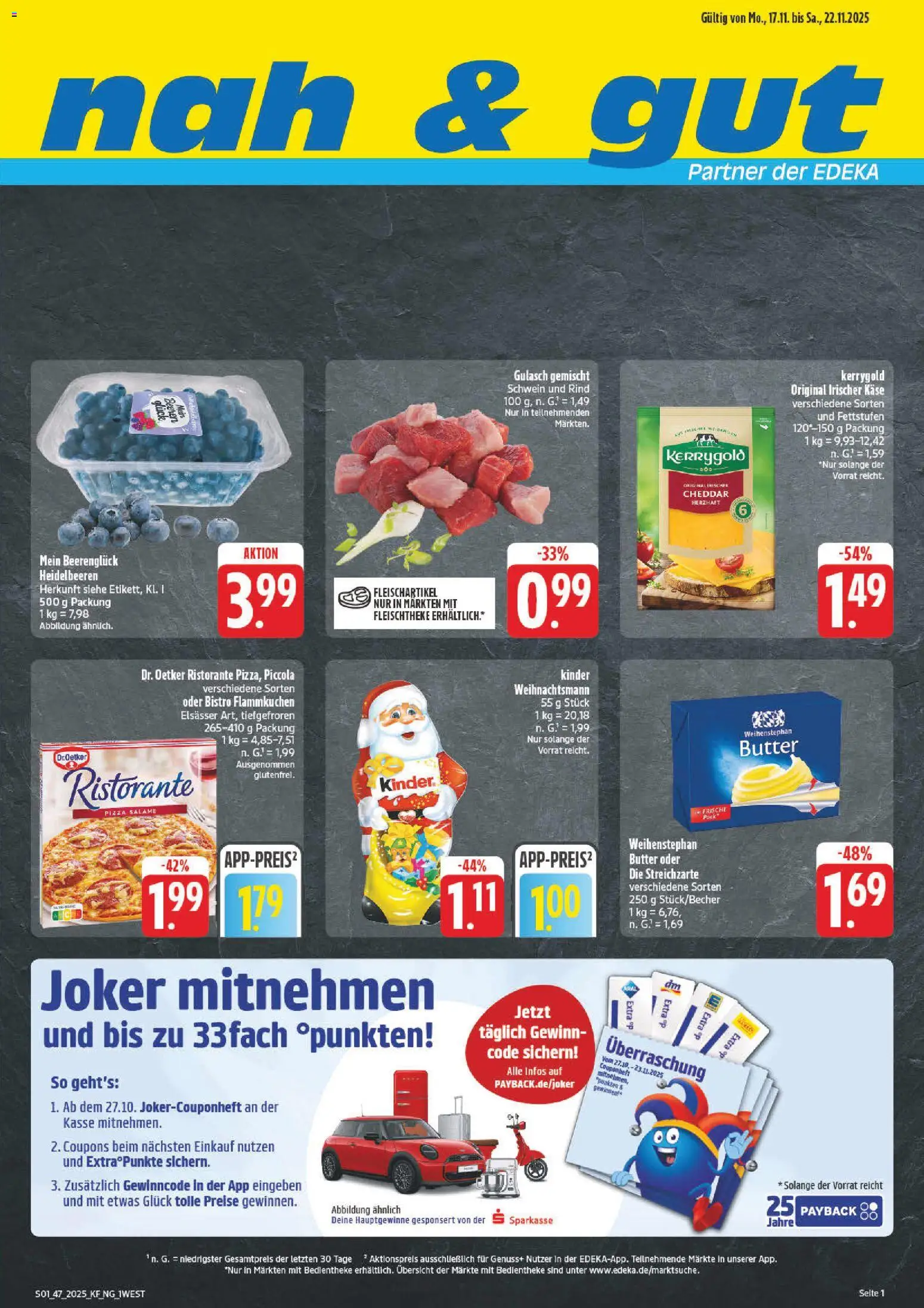 Vorschau von dem Prospekt des Geschäftes nah & gut, gültig ab dem 17.11.2025