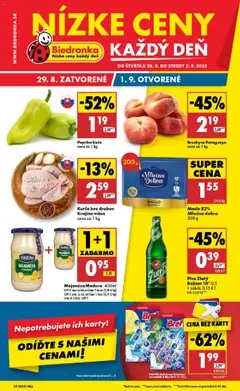 Náhľad Biedronka letáku platného od 28.08.2025