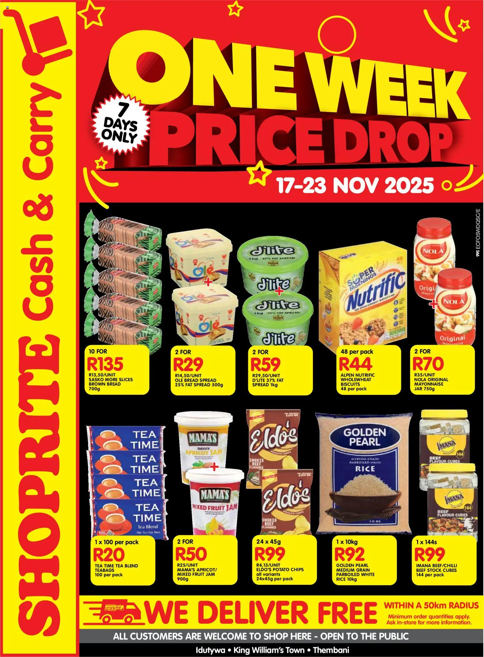 Preview of Shoprite flyer valid from 17/11/2025