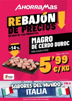 Vista previa del folleto de la tienda AhorraMas válido desde el 11/09/2025 