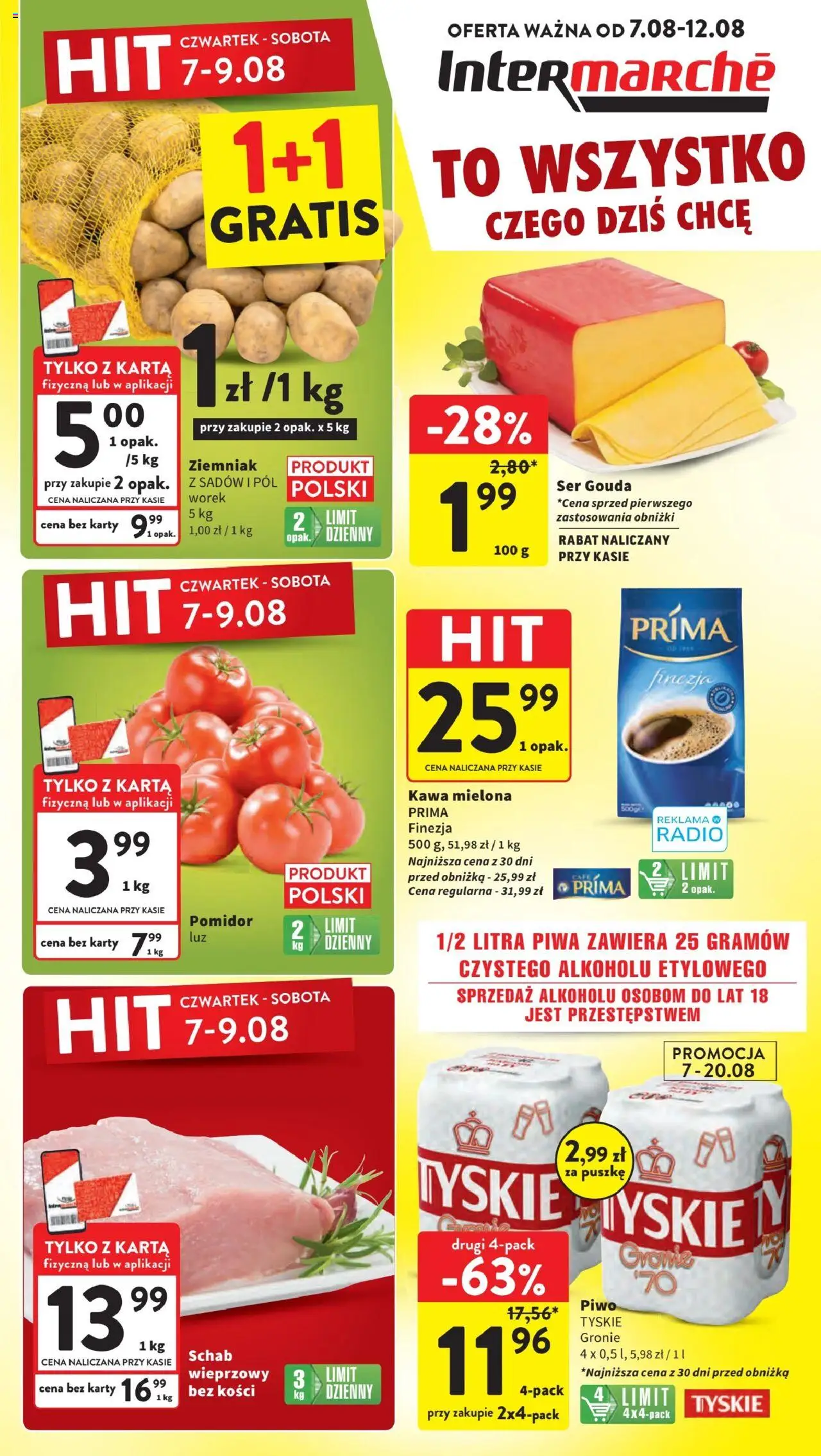 Intermarche Gazetka od 07.08.2025 - Nowa Gazetka - Numer strony 1