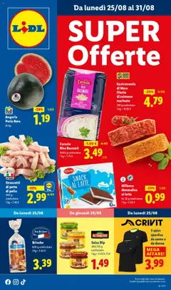 Anteprima dell'opuscolo Attuale volantino dal negozio Lidl valido da 25/08/2025