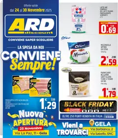 Anteprima dell'opuscolo Volantino Gela dal negozio ARD Discount valido da 24/11/2025