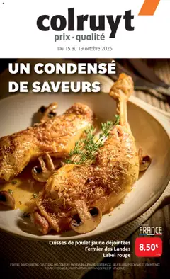 Prévisualisation de Un condensé de saveurs du magasin Colruyt formulaire valide 15/10/2025
