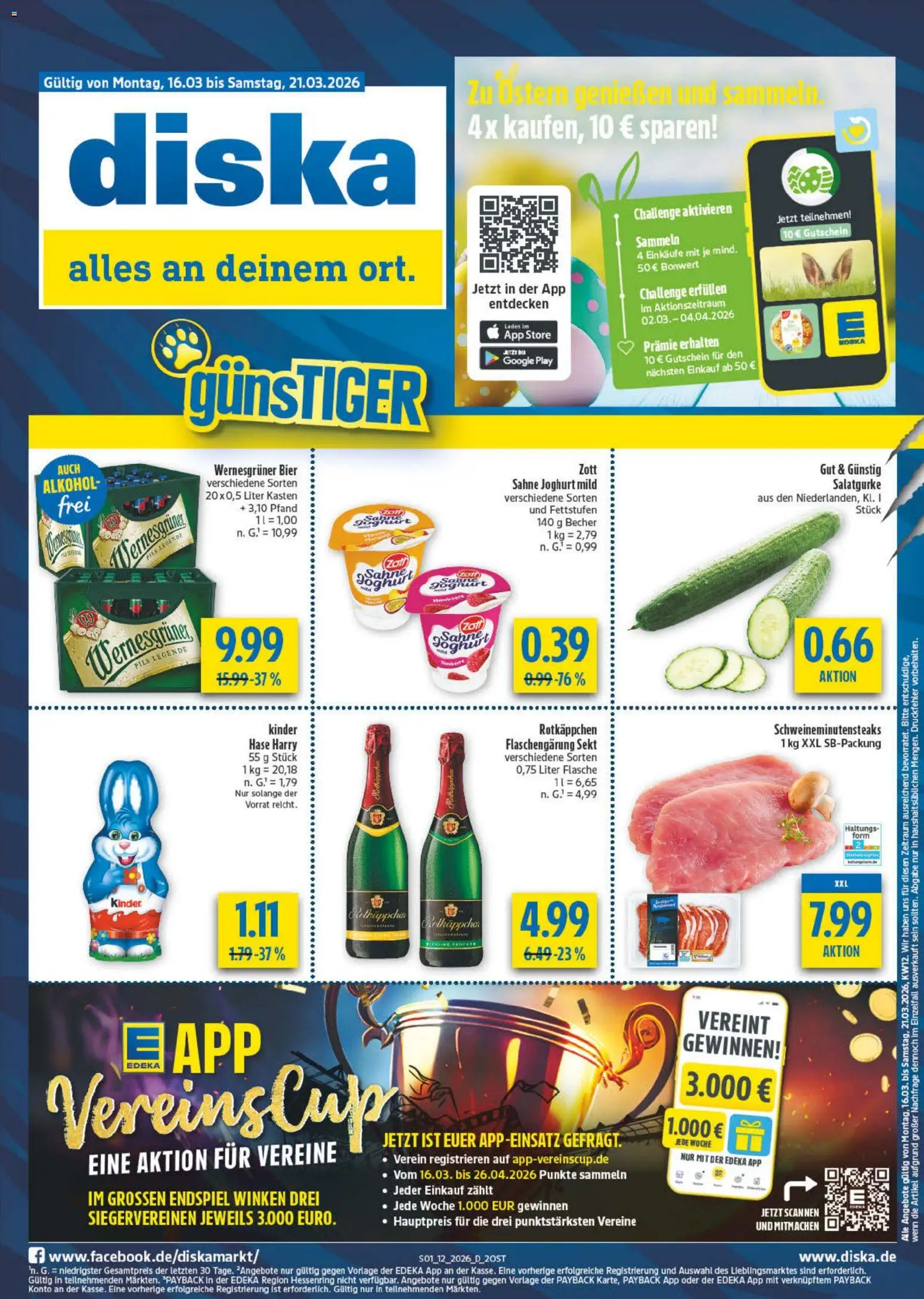 Vorschau von dem Prospekt des Geschäftes Diska, gültig ab dem 16.03.2026