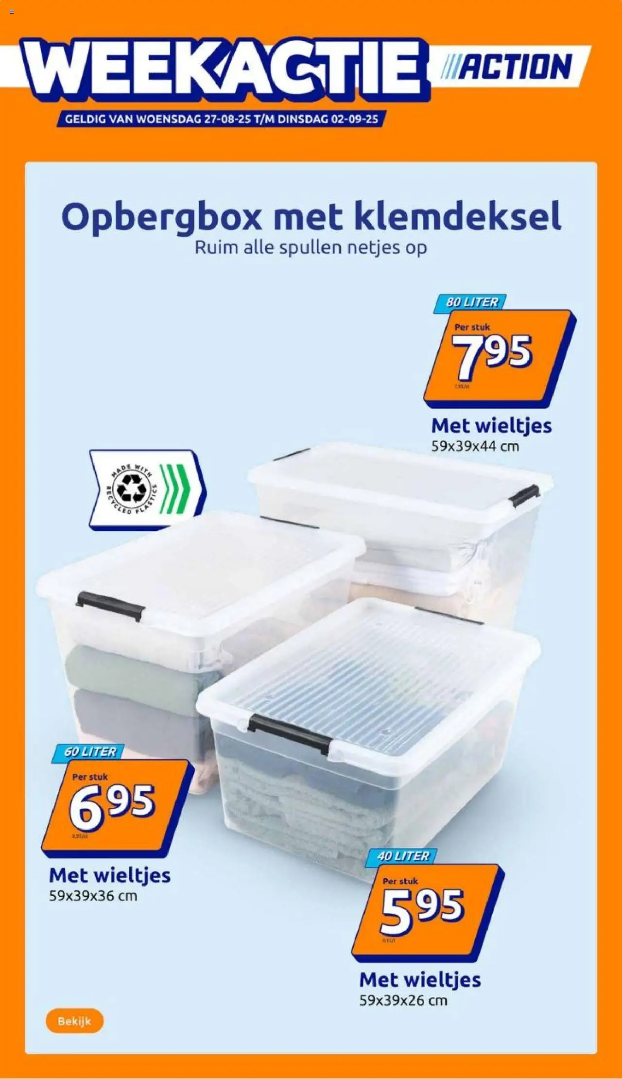 Action shop Folder week 35 geldig vanaf 27/08/2025 - Paginanummer 1