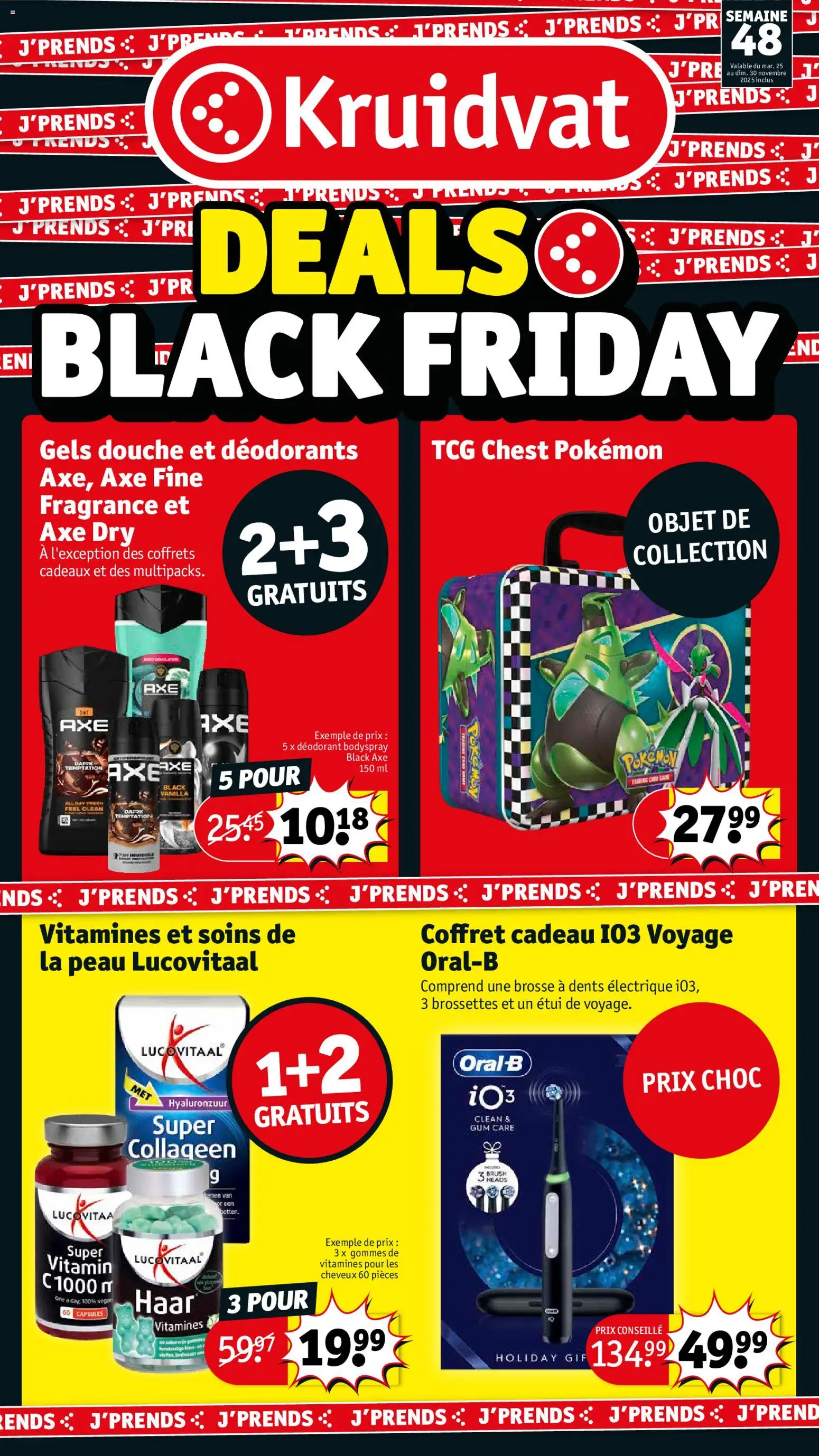 Voorbeeld van Black Friday van winkel Kruidvat geldig vanaf 25/11/2025