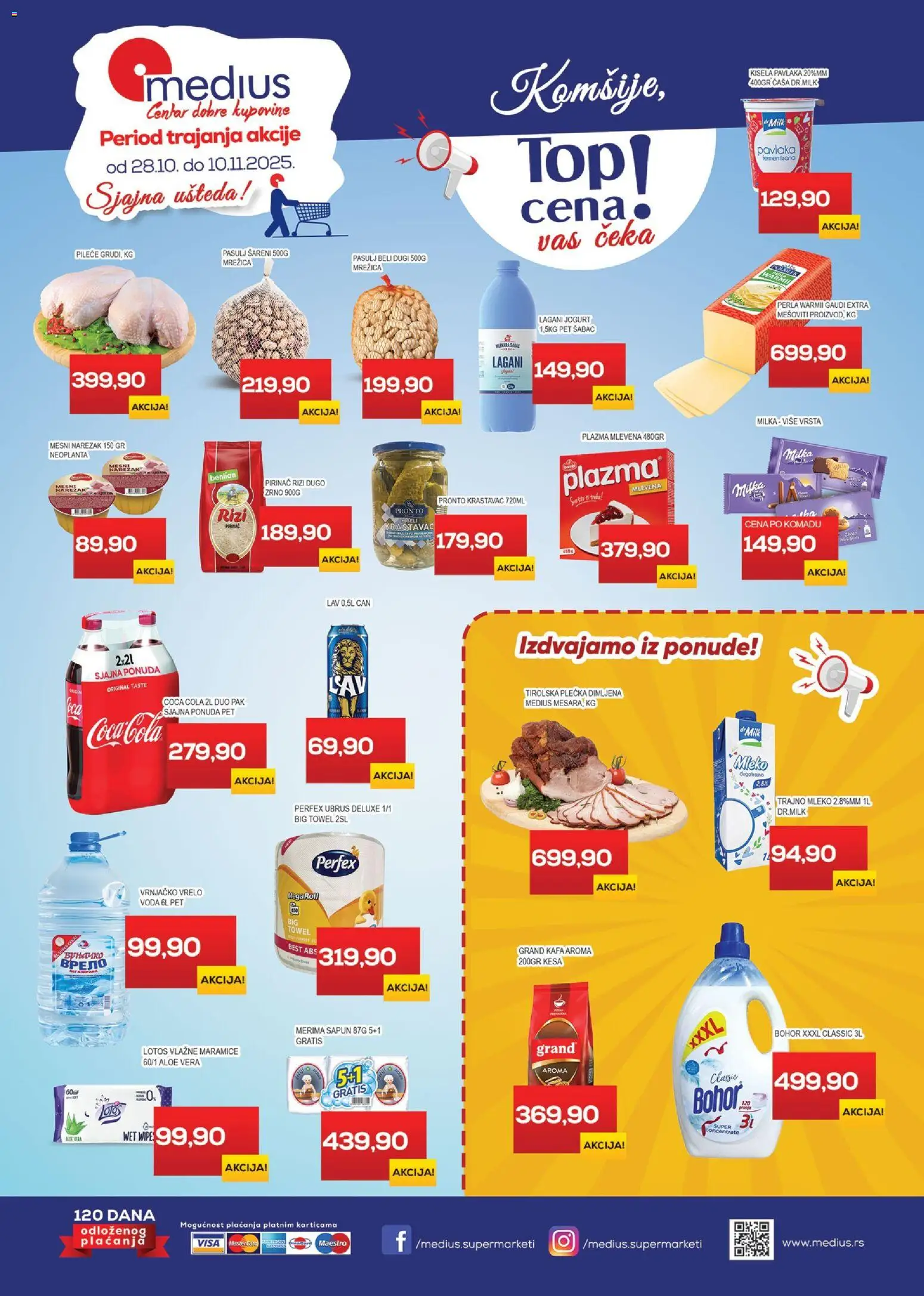 Pregled Medius kataloga - važi od 28.10.2025