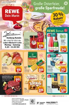 Vorschau von dem Prospekt des Geschäftes Rewe, gültig ab dem 30.03.2026