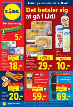 Eksempel på tilbudsavis Tilbudsavis fra butik Lidl gyldig fra 05/10/2025