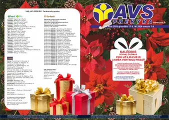 AVS parduotuvės leidinio Leidinys galiojančio nuo 2025.12.17 peržiūra