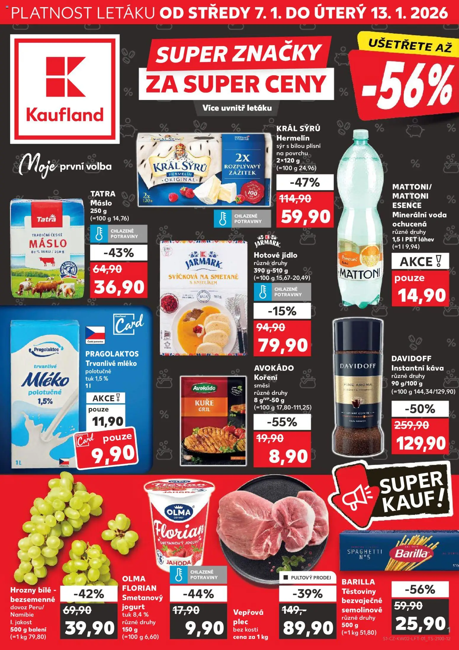 Náhled nabídky: Kaufland Leták - Plzeň platný od 07.01.2026