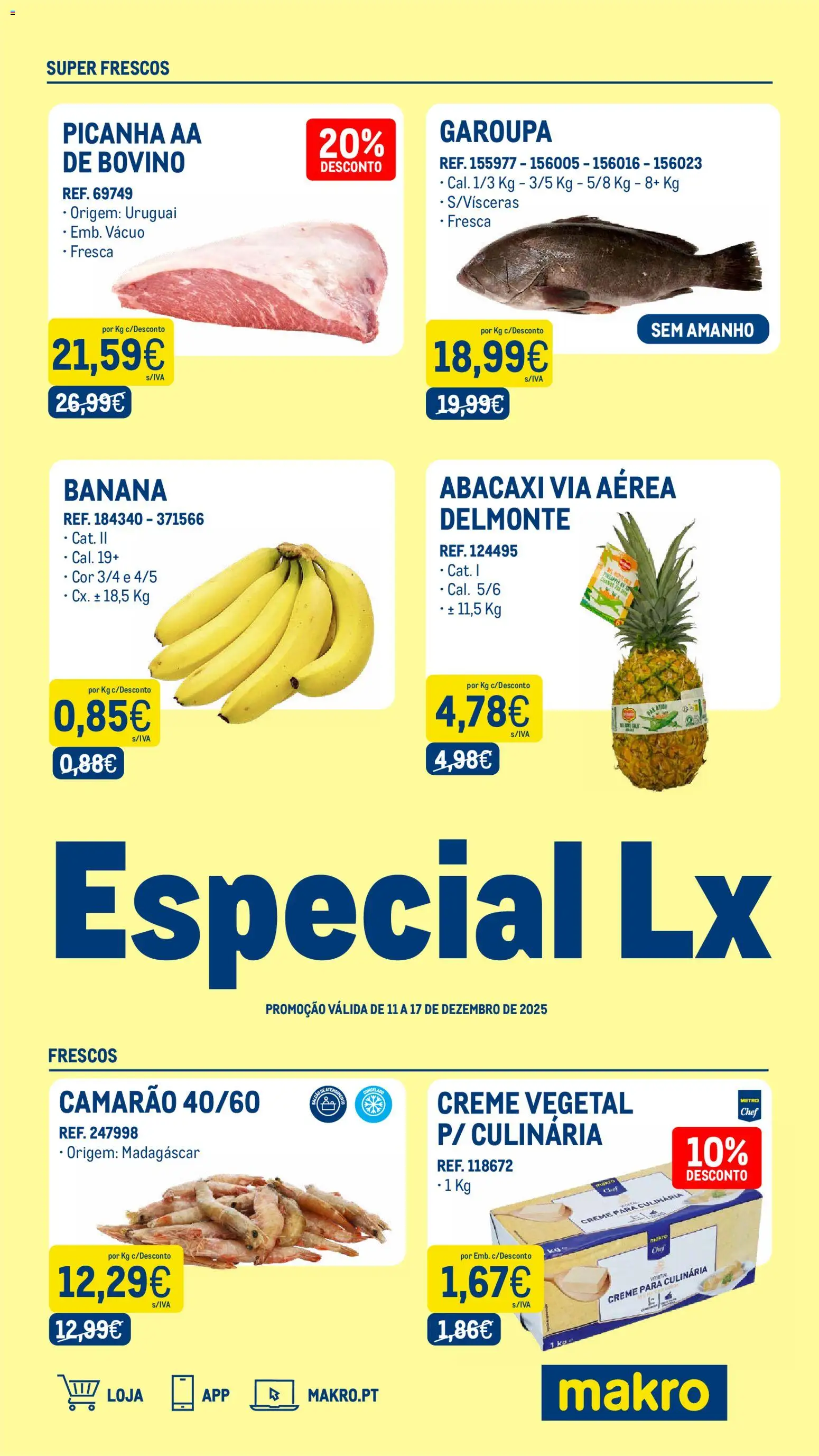 Pré-visualização do folheto da loja Makro válida a partir de 11/12/2025