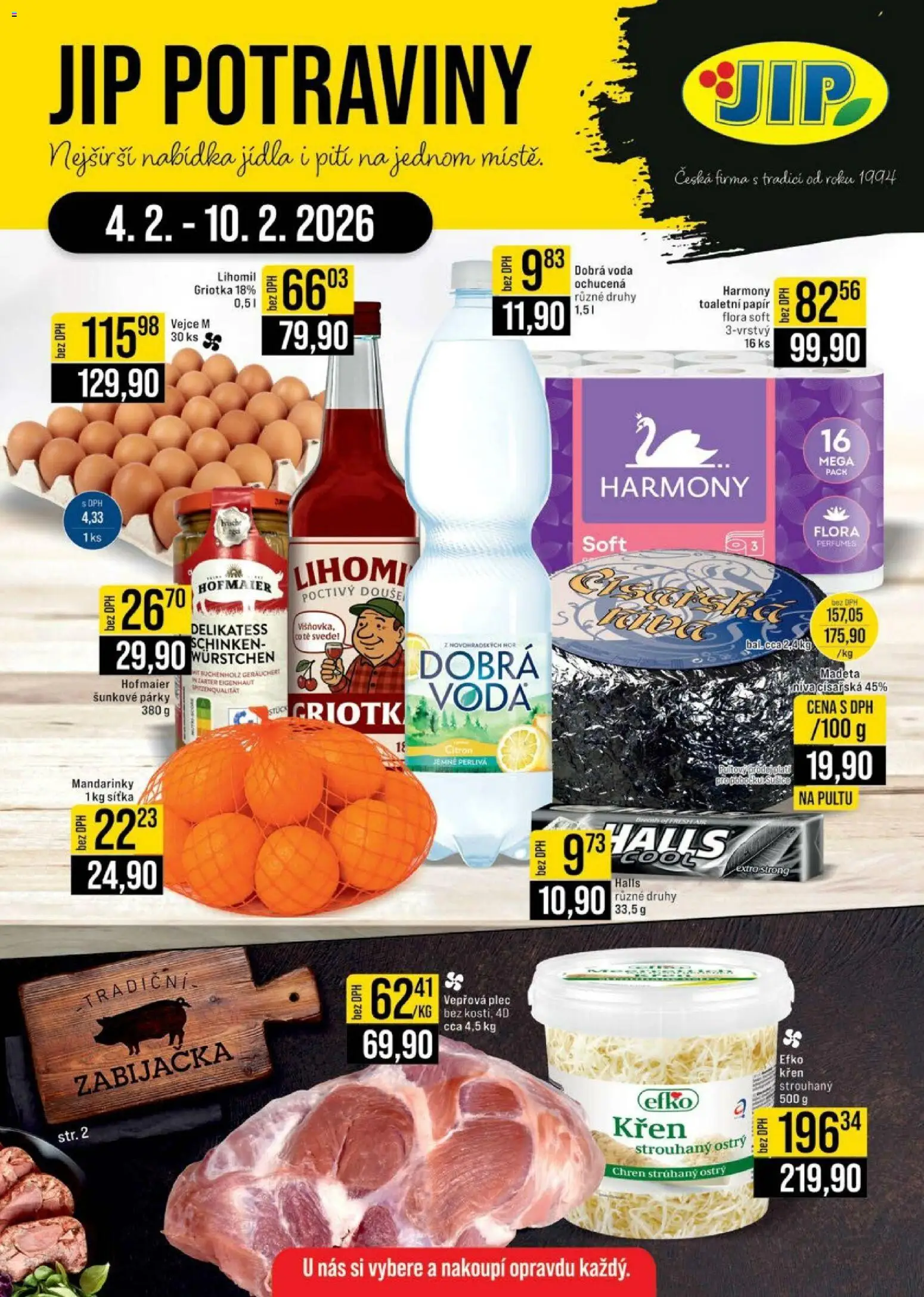 Náhled nabídky: Jip Leták - Cash & Carry platný od 04.02.2026