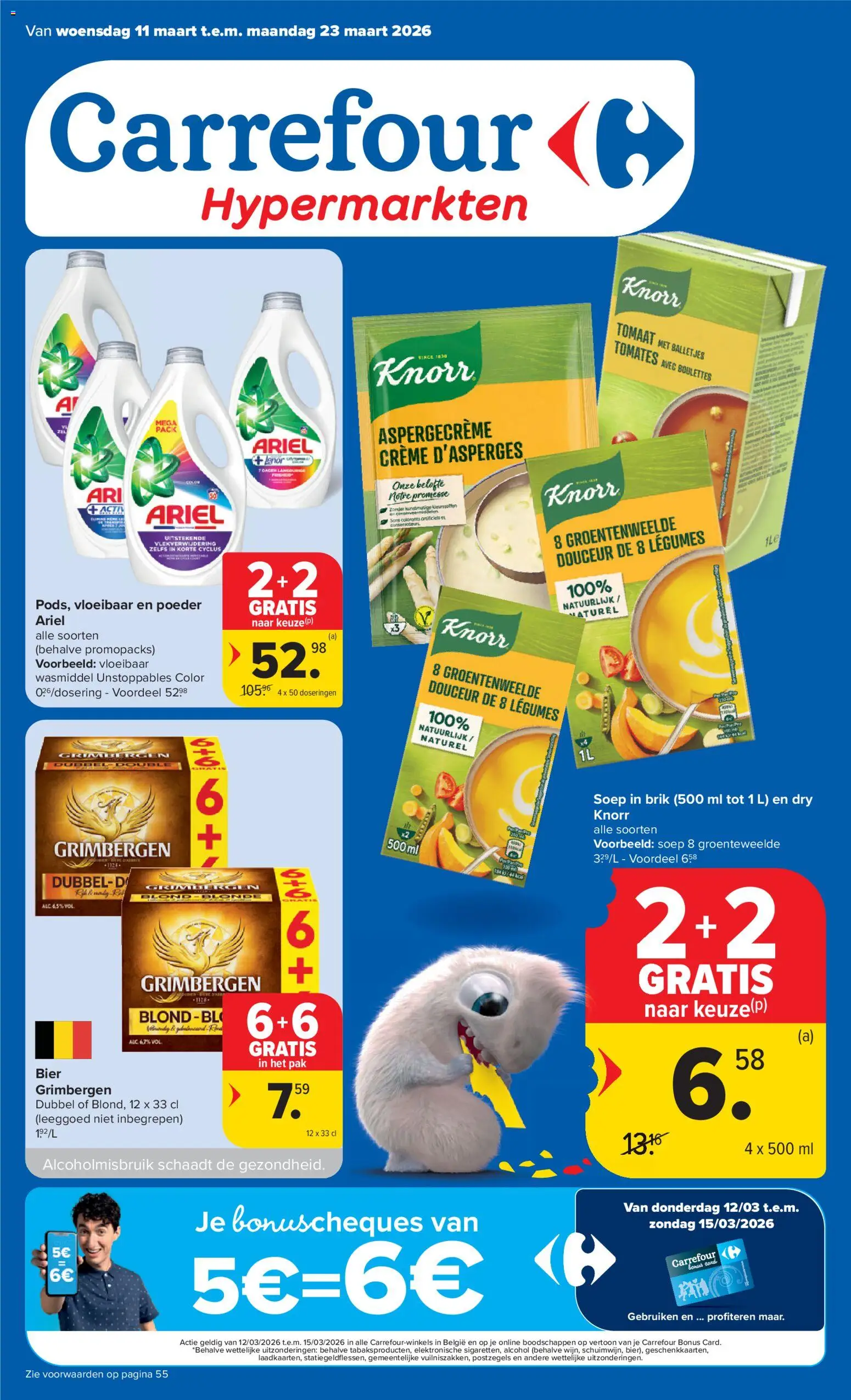 Voorbeeld van Carrefour Folder week 11 van winkel Carrefour geldig vanaf 11/03/2026