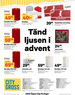 Förhandsgranska reklamblad Aktuella reklamblad City Gross från butik City Gross gäller från 03/11/2025 | Sida : 24