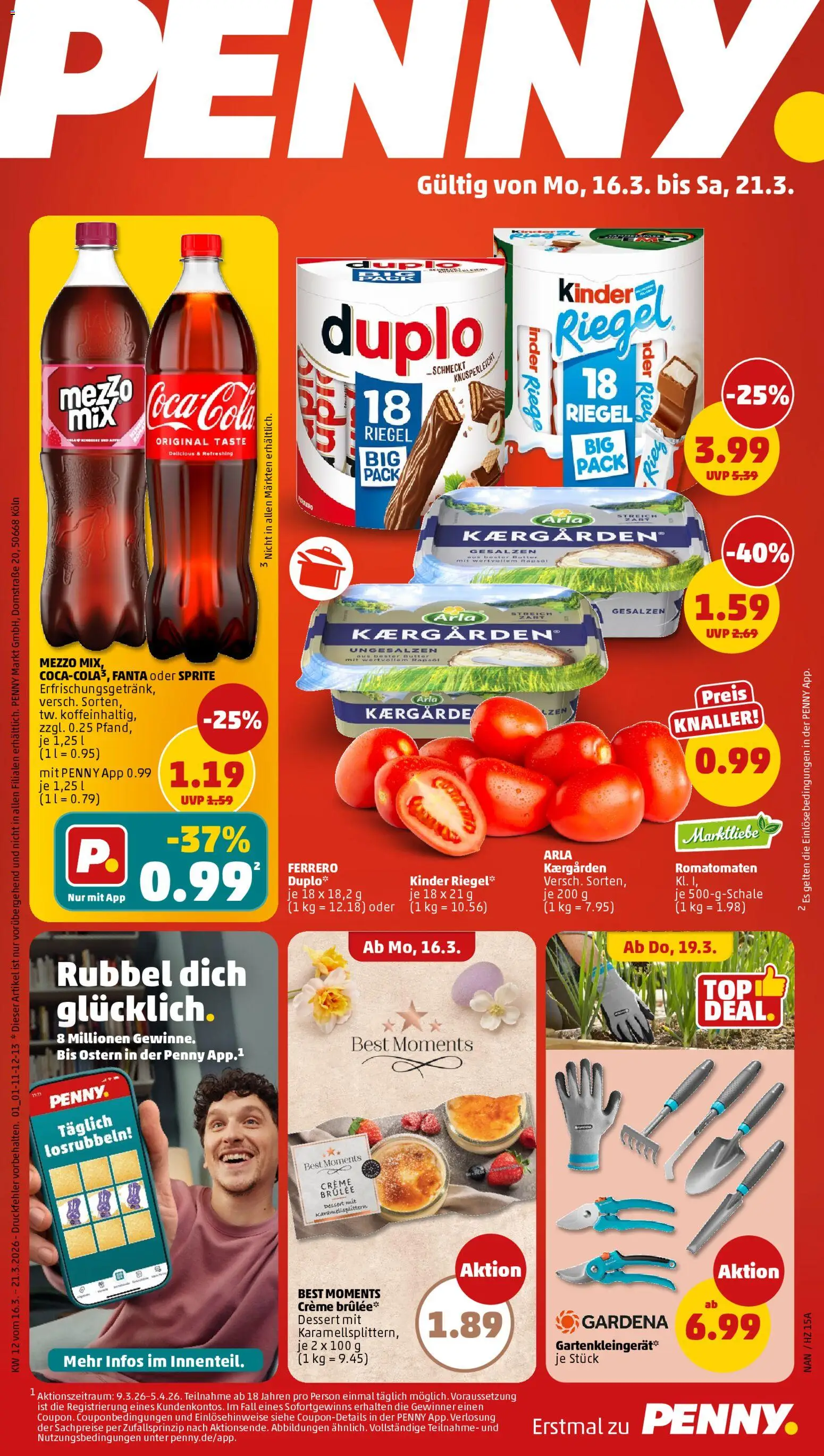 Vorschau von dem Prospekt des Geschäftes Penny, gültig ab dem 16.03.2026