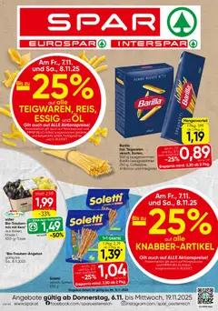Vorschau der Angebote: Spar Tirol gültig ab 06.11.2025