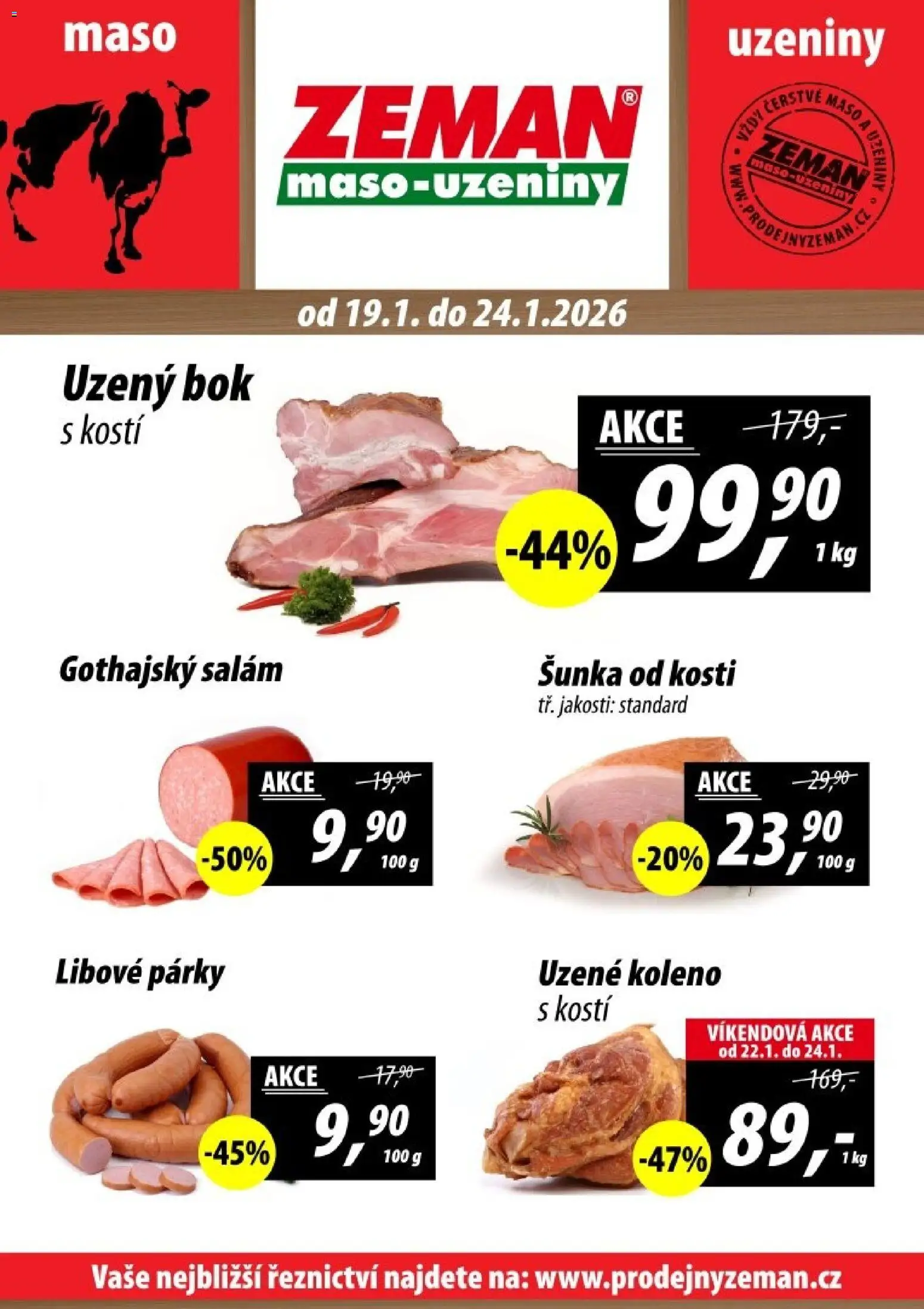 Náhled nabídky: Prodejny Zeman Leták - Plzeň platný od 19.01.2026