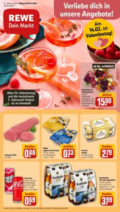 Vorschau von dem Prospekt des Geschäftes Rewe, gültig ab dem 09.02.2026