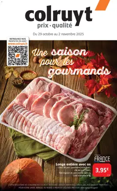 Prévisualisation de Une saison pour les gourmands du magasin Colruyt formulaire valide 29/10/2025