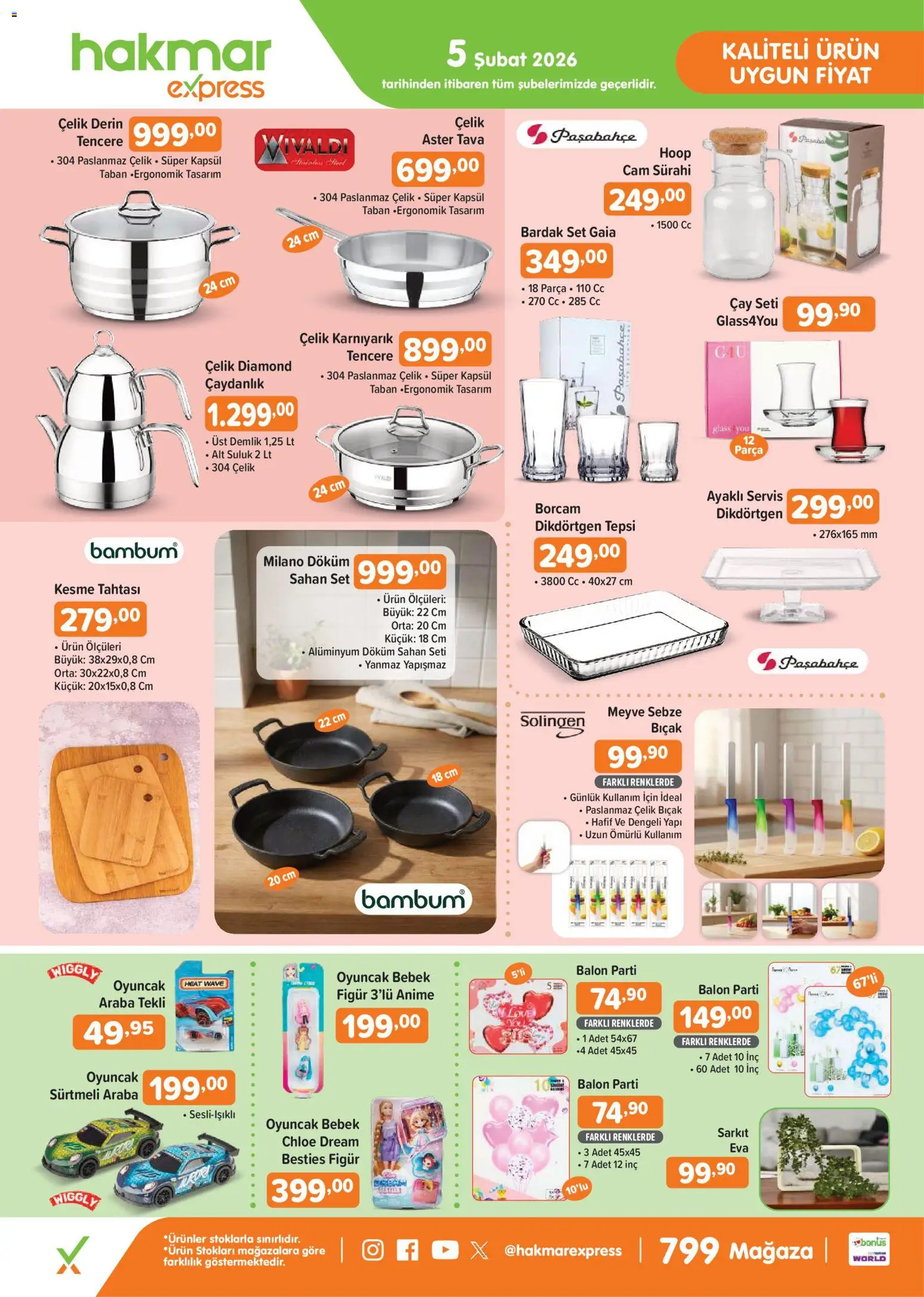 Hakmar Express Perşembe Aktüel Ürünler 05.02.2026 - Broşürünün önizlemesi