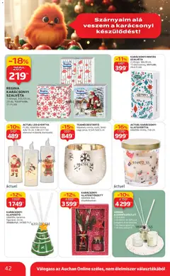 Auchan - Akciós újság Auchan megtekintése, amely érvényes 2025.11.06.-től | Oldal: 42