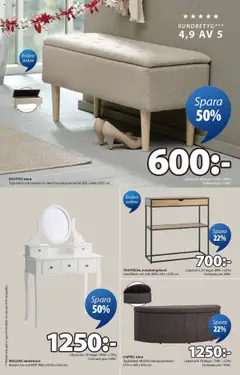 Förhandsgranska reklamblad Aktuella reklamblad JYSK från butik JYSK gäller från 20/10/2025 | Sida : 22