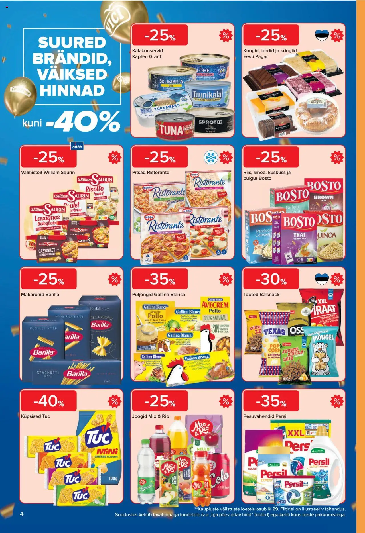 Maxima kliendilehe eelvaade alates 2025.10.21