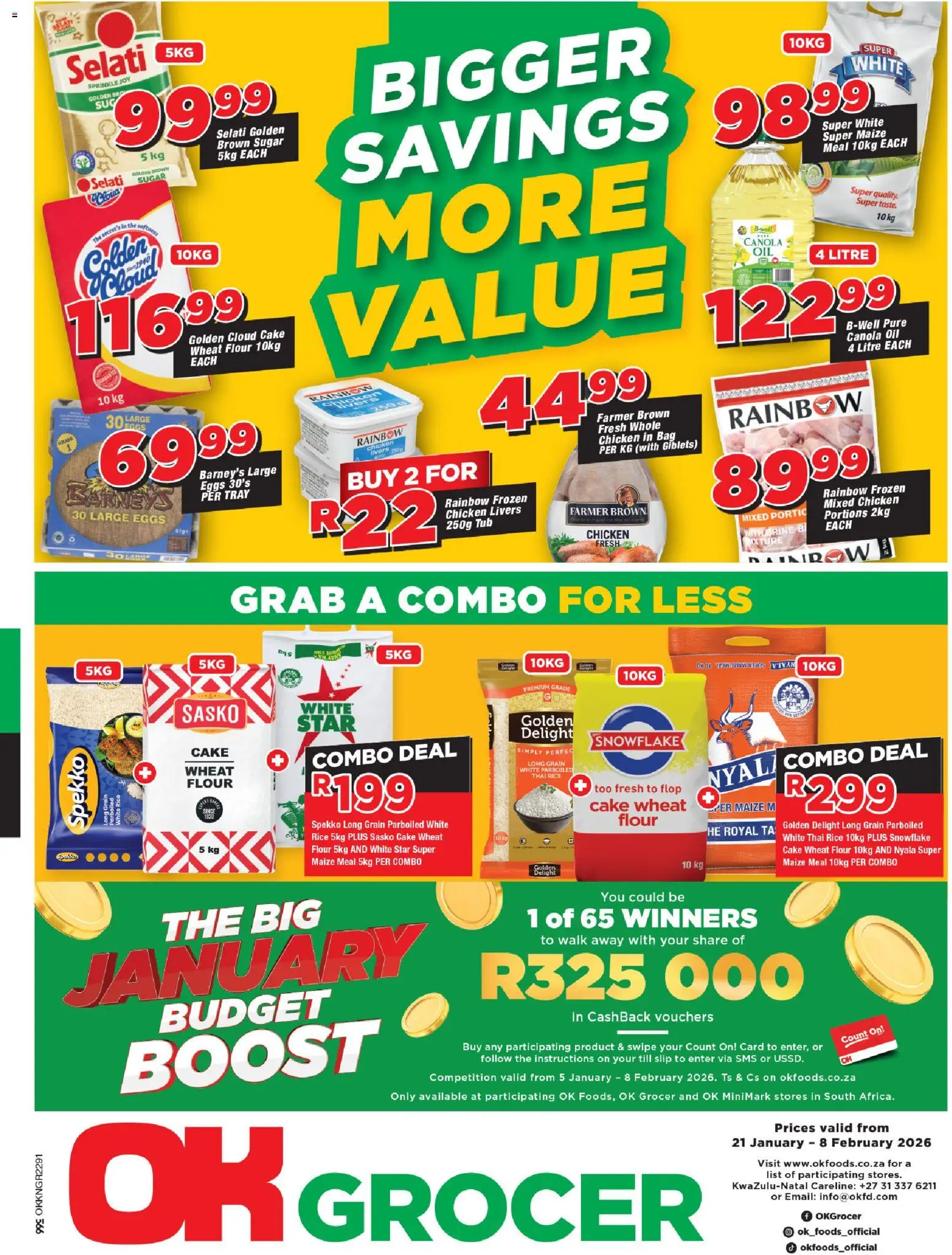 Preview of OK Foods flyer valid from 21/01/2026