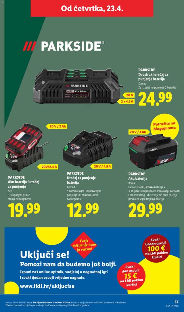 Novi Lidl katalog od 20.04.