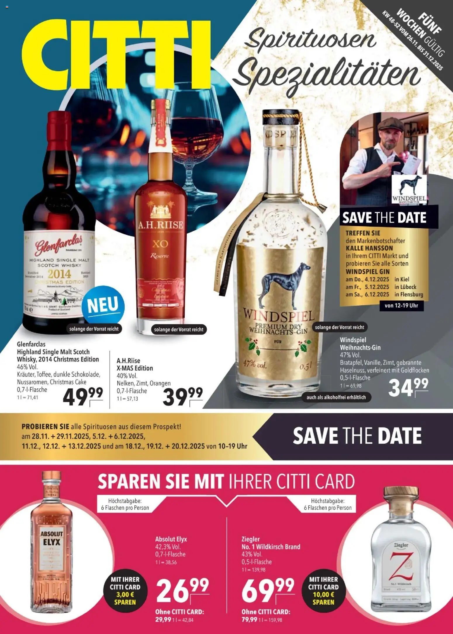 Eksempel på tilbudsavis Spiritus fra butik CITTI gyldig fra 26/11/2025