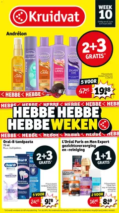 Voorbeeld van Kruidvat folder week 10 van winkel Kruidvat geldig vanaf 03-03-2026