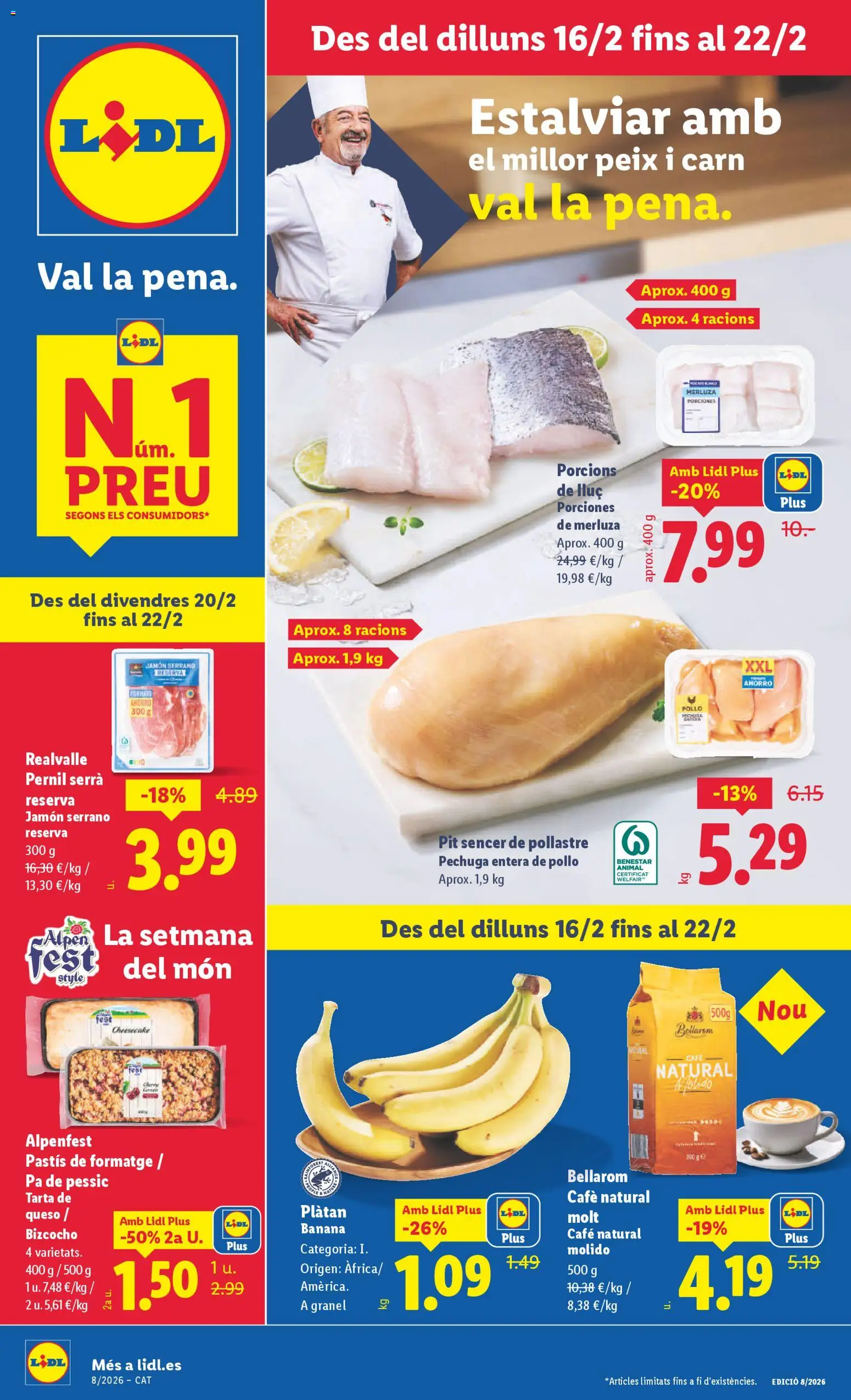 Vista previa del folleto de la tienda Lidl válido desde el 16/02/2026 