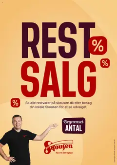 Eksempel på tilbudsavis Tilbudsavis fra butik Skousen gyldig fra 21/07/2025