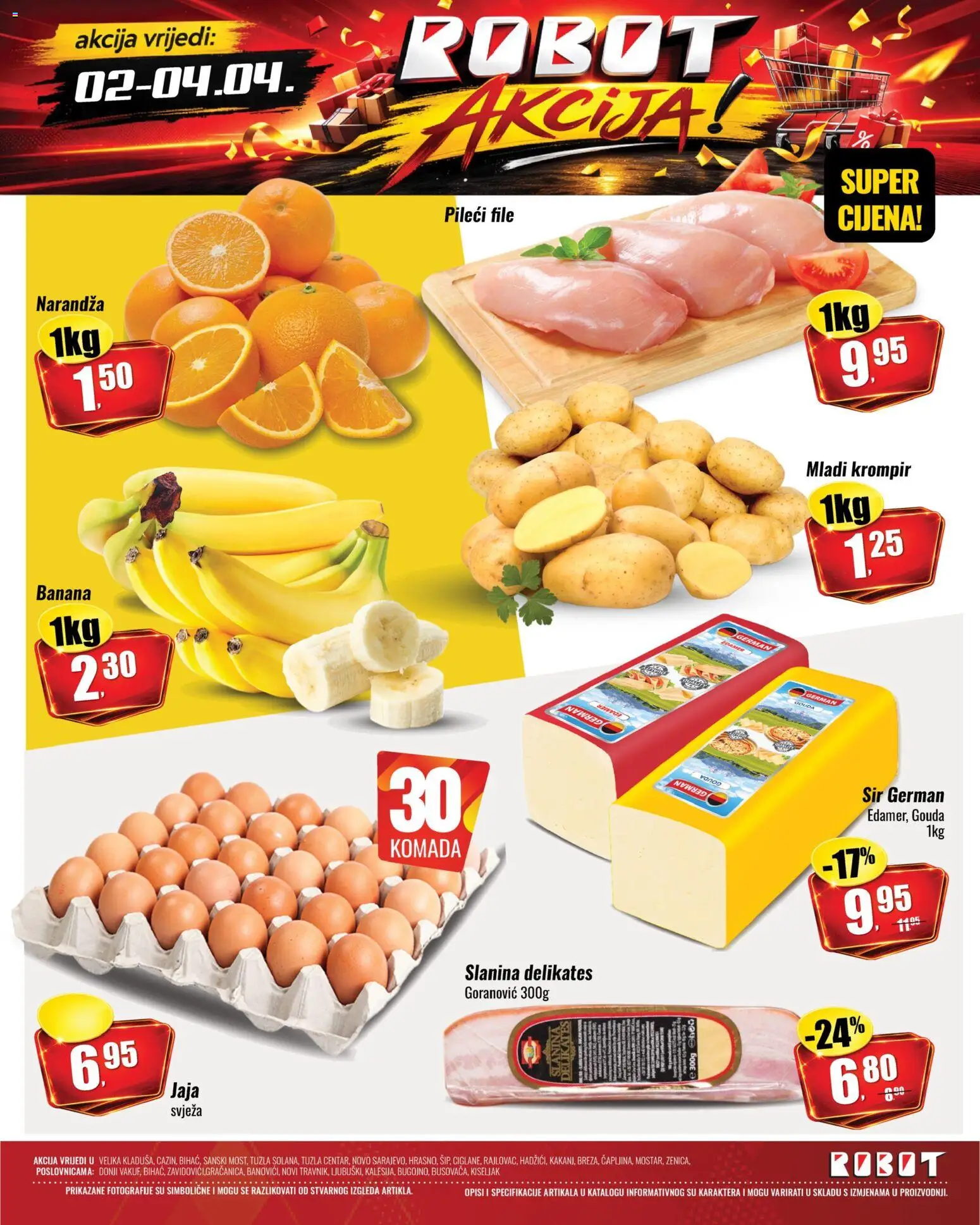 Pregled letka Robot super akcija trgovine Robot vrijedi od 02.04.2026
