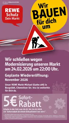 Vorschau von dem Prospekt des Geschäftes Rewe, gültig ab dem 16.02.2026