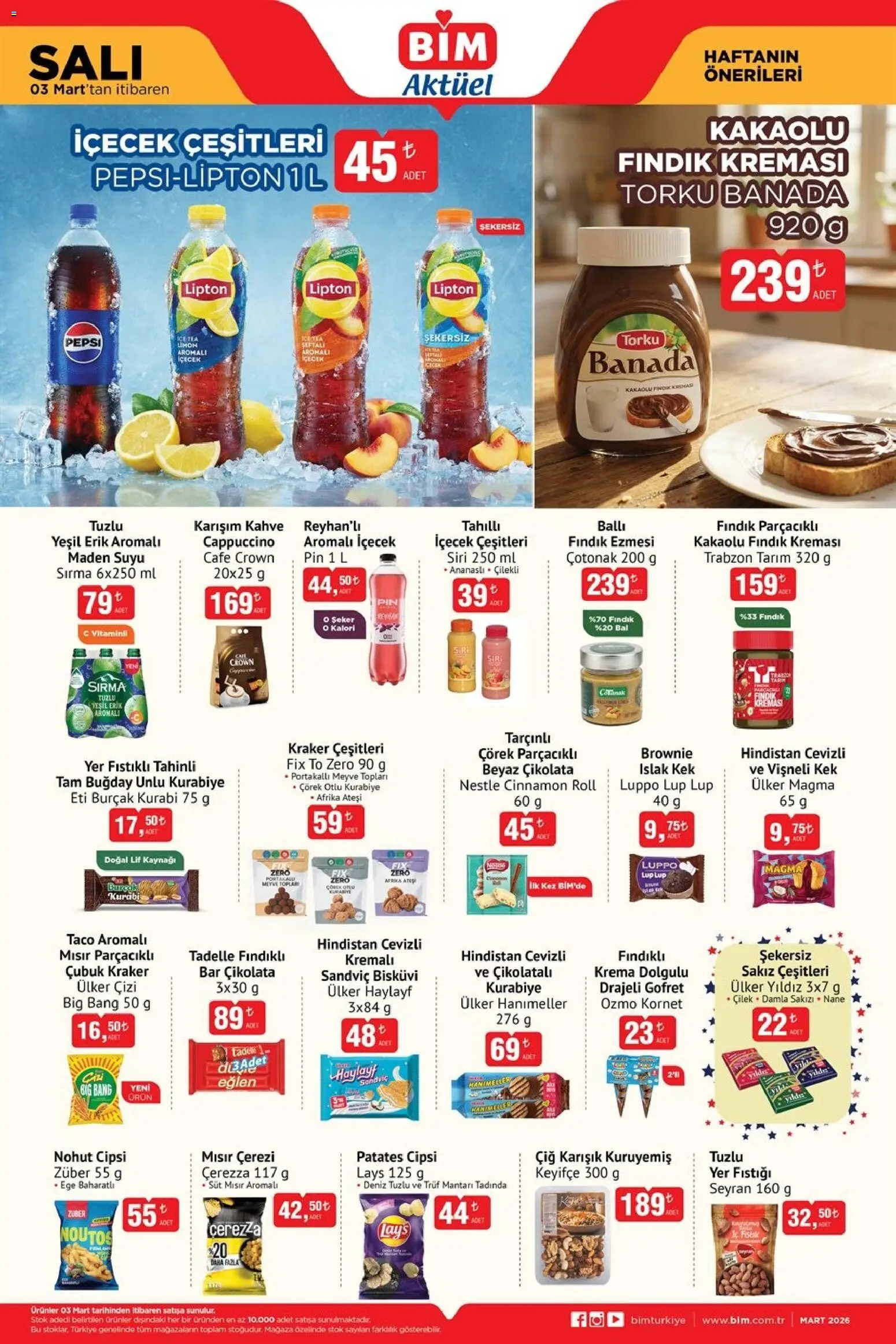 BİM Katalog 03.03.2026 - Broşürünün önizlemesi