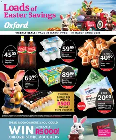 Preview of Oxford Freshmarket flyer valid from 25/03/2026