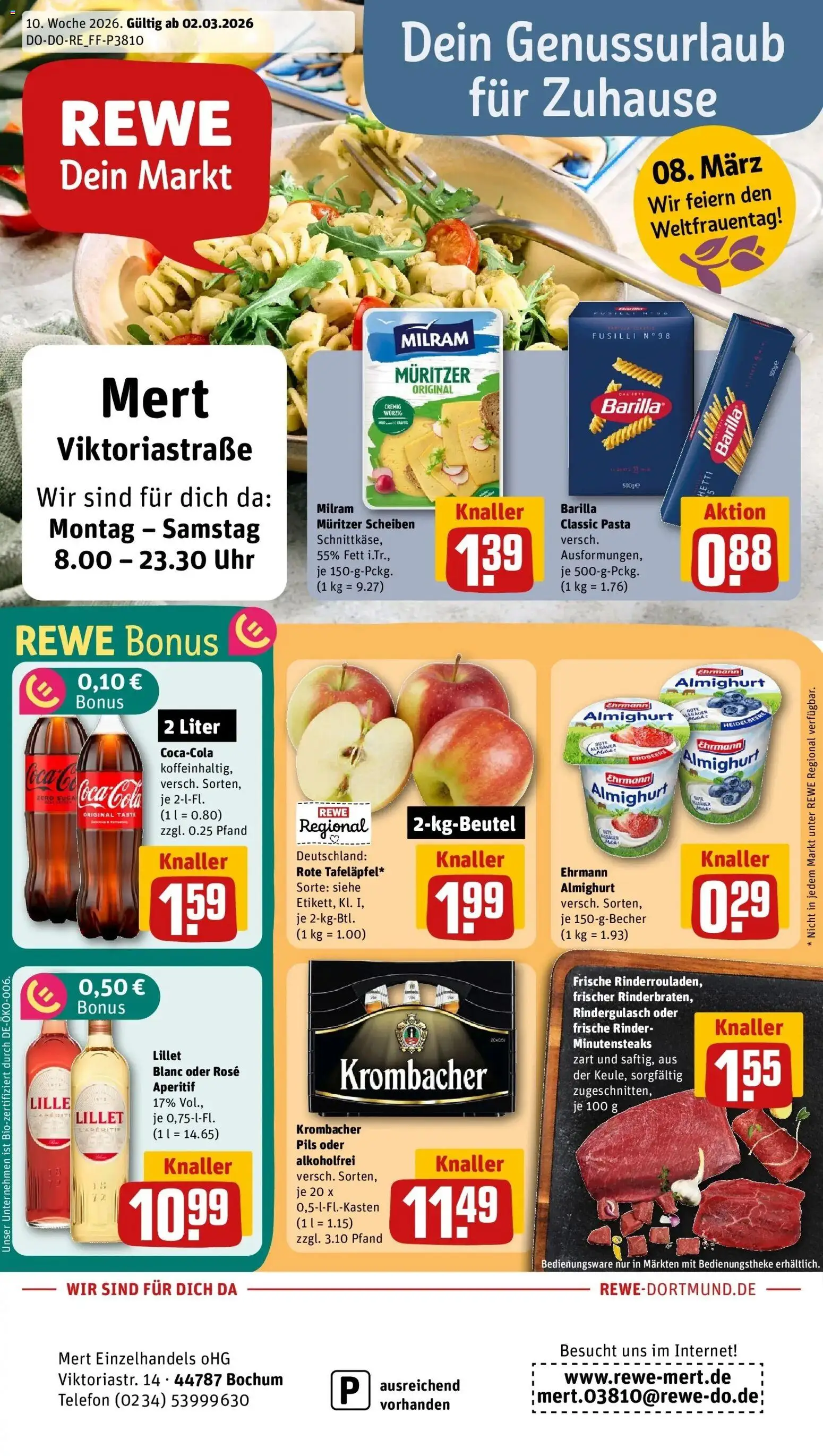 Vorschau von dem Prospekt des Geschäftes Rewe, gültig ab dem 02.03.2026