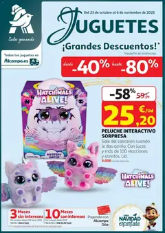 Vista previa del folleto de la tienda Alcampo válido desde el 23/10/2025 
