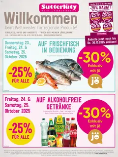 Vorschau der Angebote: Sutterlüty Flugblatt gültig ab 22.10.2025