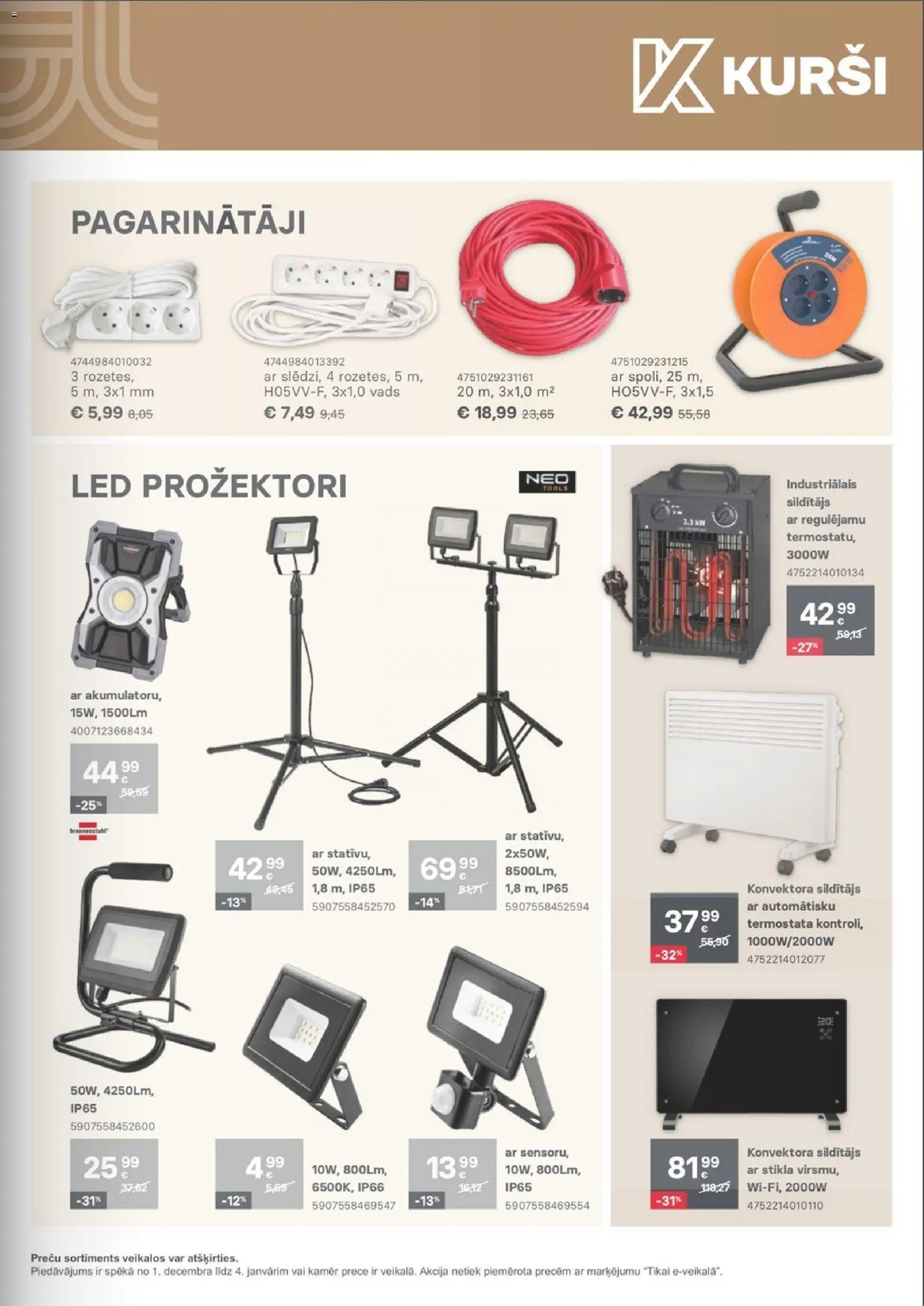 Skatīt Kurši akciju bukletu, derīgs no 2025.12.01