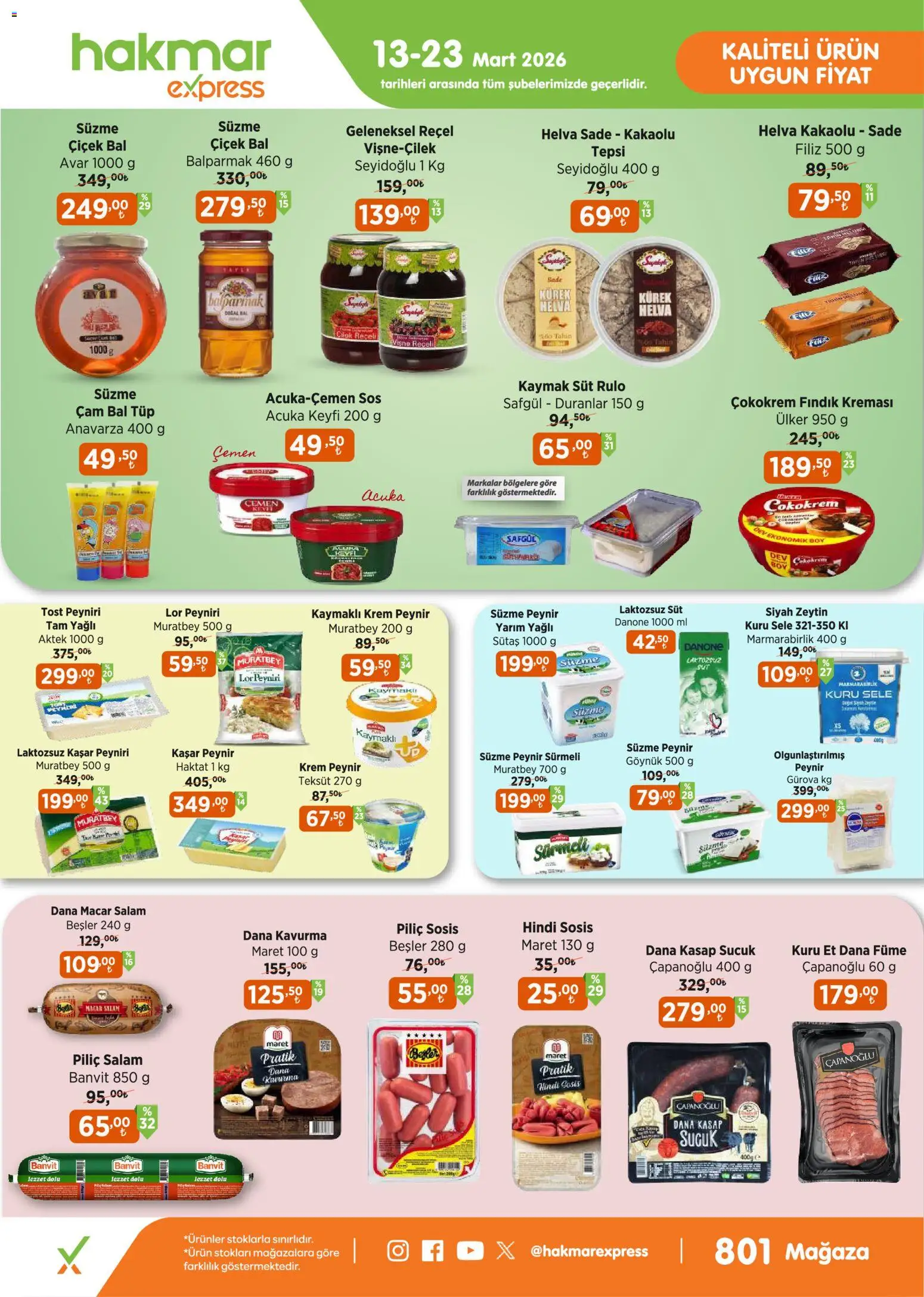 Hakmar Express Hakmar Express - Haftanın Fırsatları 13.03.2026 - Broşürünün önizlemesi