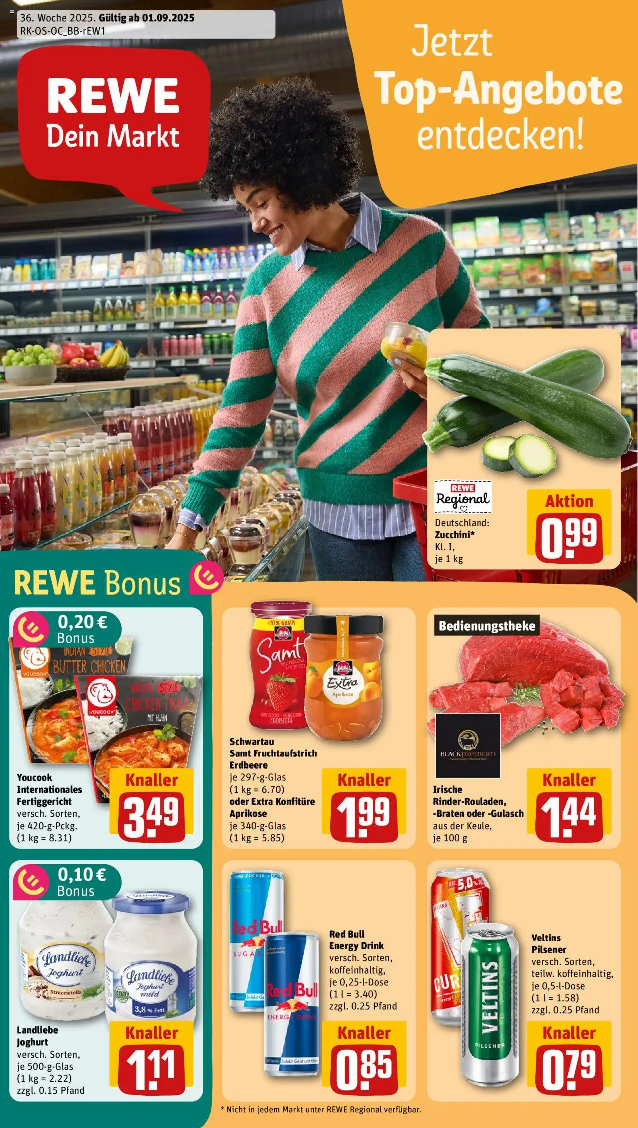 REWE Prospekt ab 01.09.2025 nächste Woche - Prospekt