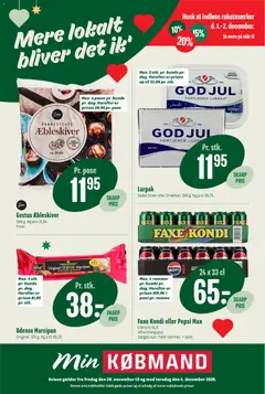 Eksempel på tilbudsavis Tilbudsavis fra butik Min Købmand gyldig fra 28/11/2025